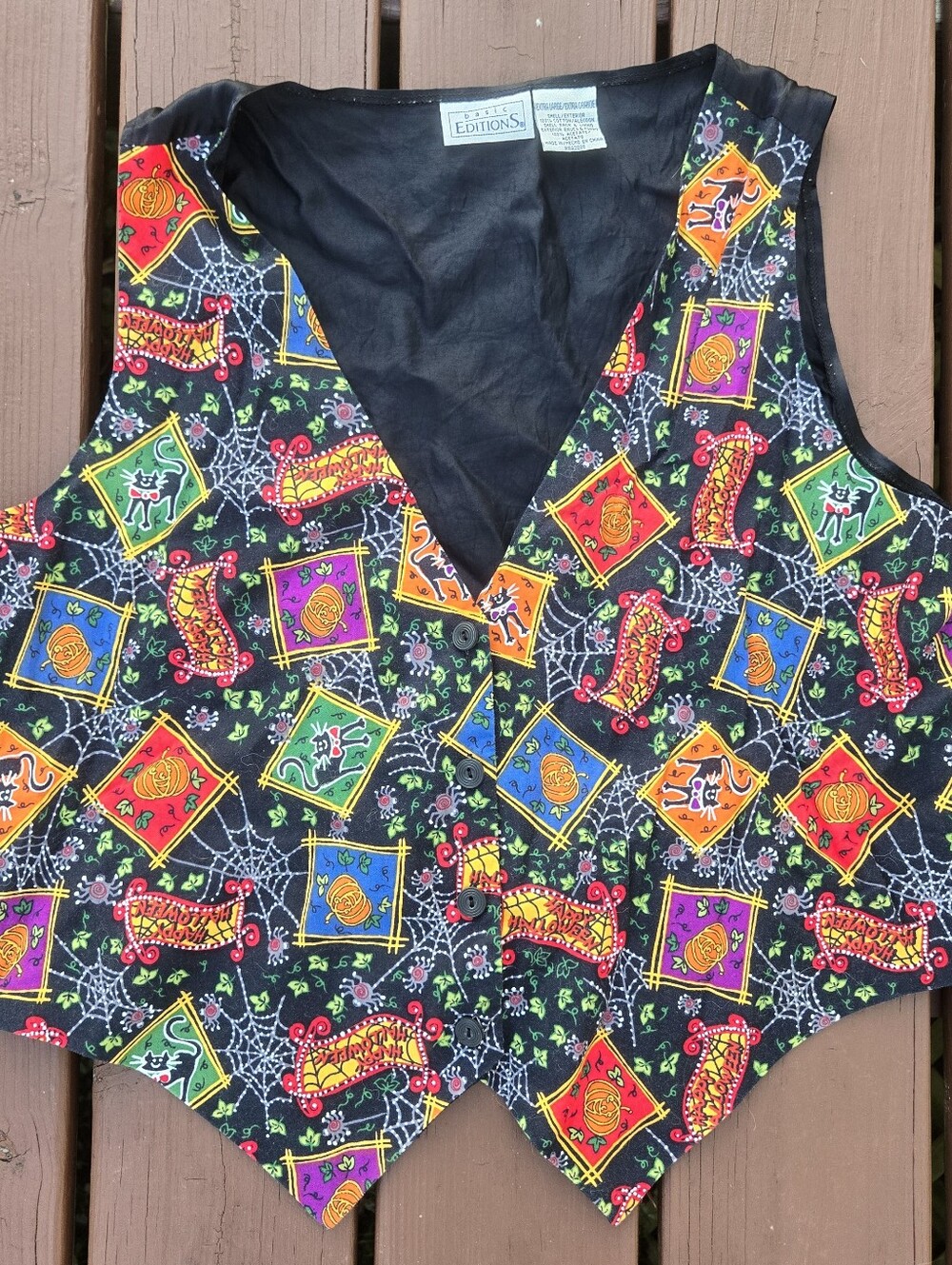 Halloween Vest Basic Editions 90s Teachercore Gilets
